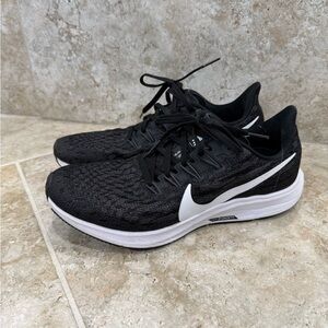 Nike Black Zoom Pegasus 36 running shoes